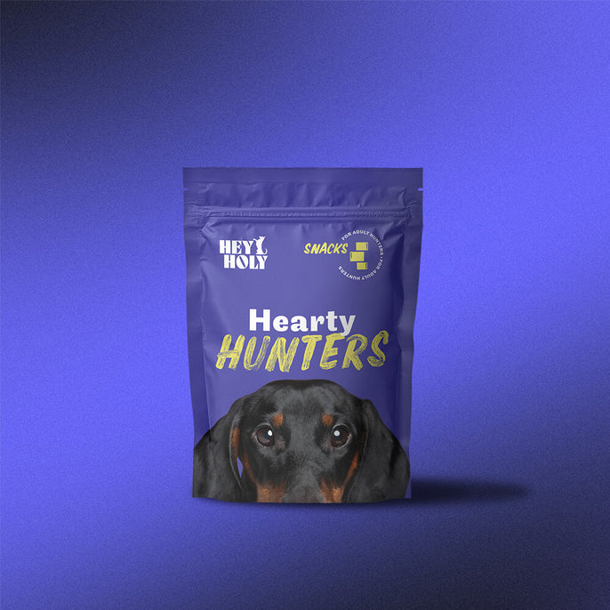 HEY HOLY Hearty Hunters Leckerlies für kleine Jagdhunde