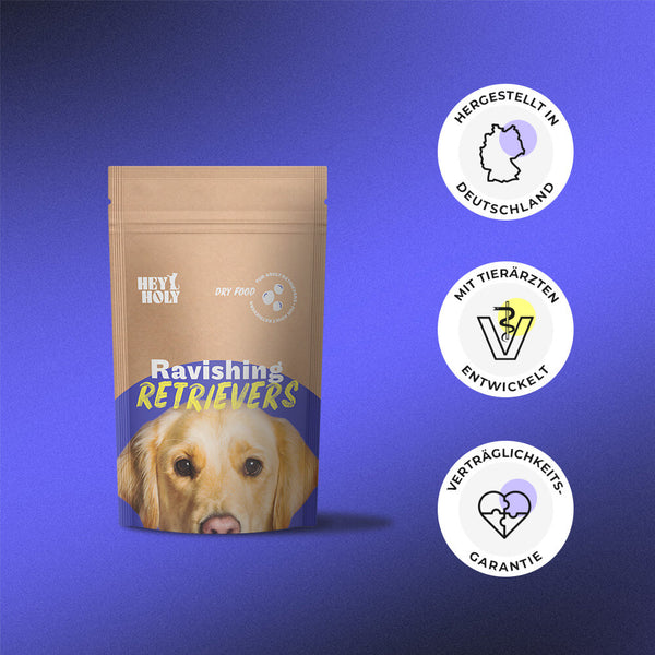 HEY HOLY Ravishing Retrievers Trockenfutter Futterprobe