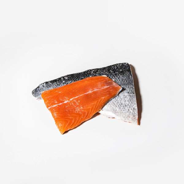 Nahaufnahme Forellenfleisch
