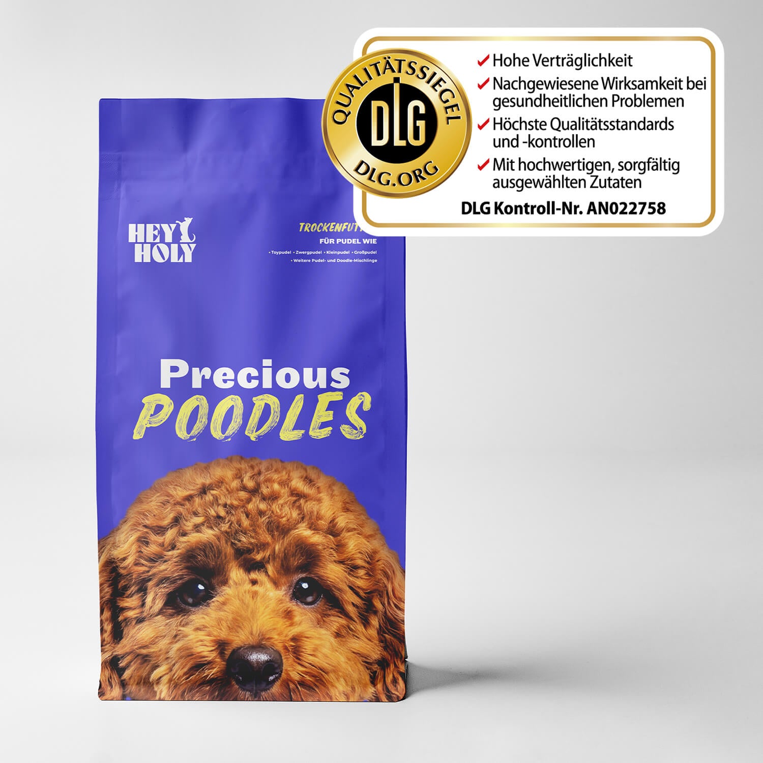 HEY HOLY Precious Poodles Trockenfutter