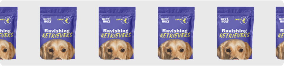 HEY HOLY Ravishing Retrievers Snacks Produktabbildung